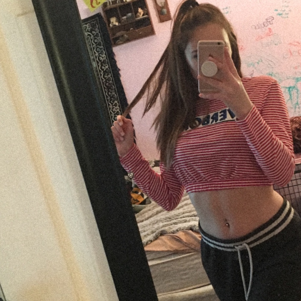 Overbored cropped long sleeve